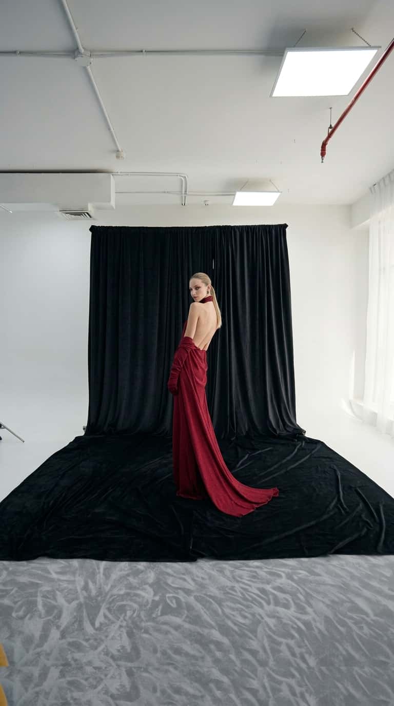 13x4M Cyclorama Perfect for Photo and Video shoot - Photography Space in Dubai