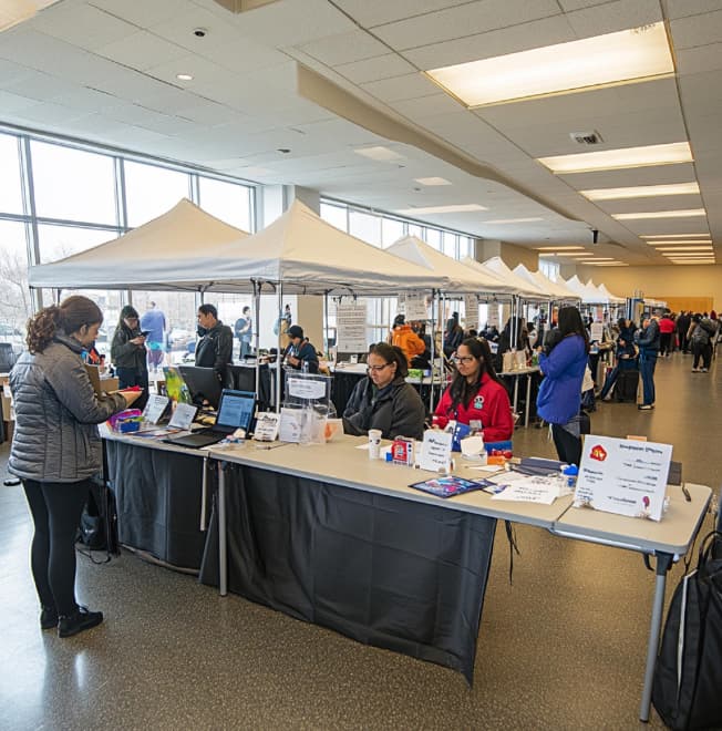Job Fair space