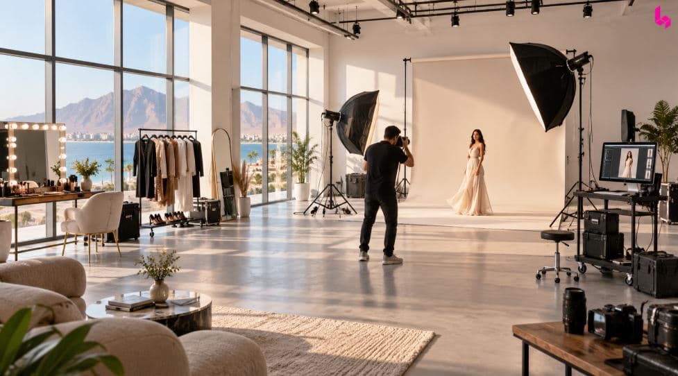 How Much Space Do You Need for a Professional Photoshoot in Ras Al Khaimah?