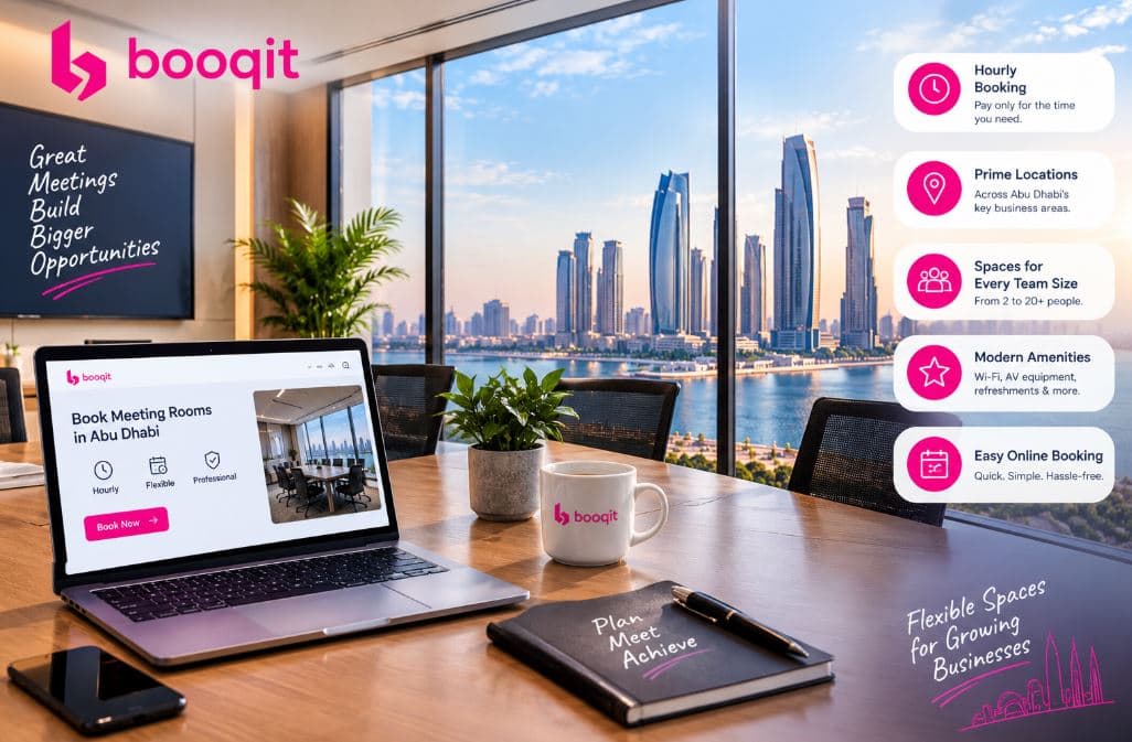 Hourly Meeting Rooms in Abu Dhabi for Flexible Business Teams
